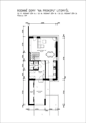 Pronájem rodinného domu, Litomyšl, Bohdana Kopeckého, 127 m2
