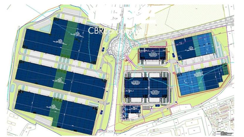 Pronájem skladu, Boršov nad Vltavou, 1000 m2