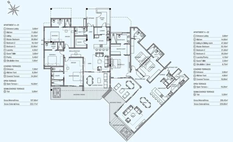 Prodej bytu 4+kk, Petite Case Noyale, Mauricius, 198 m2