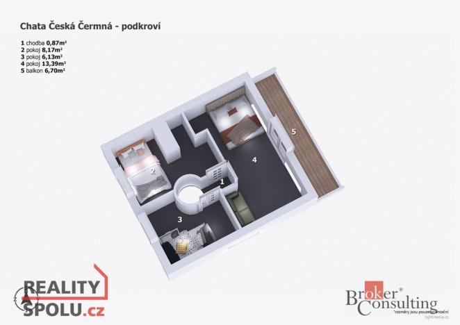 Prodej chalupy, Česká Čermná, 76 m2