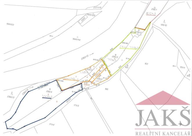 Prodej zahrady, Sušice, 1567 m2
