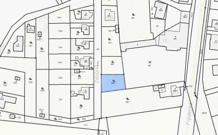 Prodej pozemku pro bydlení, Ostrava - Kunčice, 447 m2