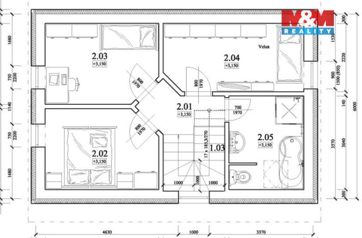 Prodej pozemku pro bydlení, Černiv, 349 m2