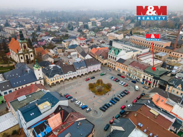 Prodej obchodního prostoru, Ústí nad Orlicí, Mírové nám., 1000 m2