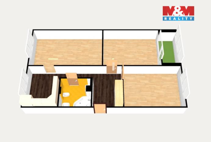 Prodej bytu 3+1, Karlovy Vary - Rybáře, U Koupaliště, 84 m2