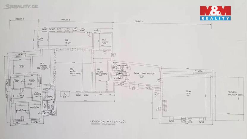 Prodej rodinného domu, Krakovany, 780 m2