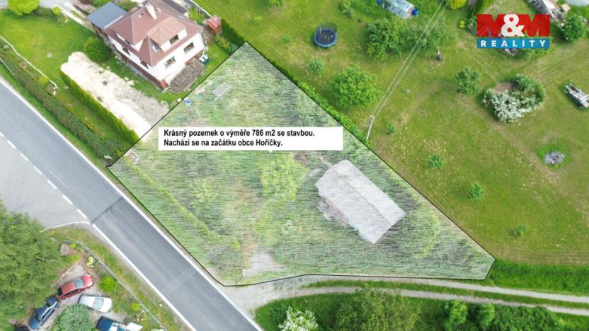 Prodej pozemku pro bydlení, Hořičky, 786 m2