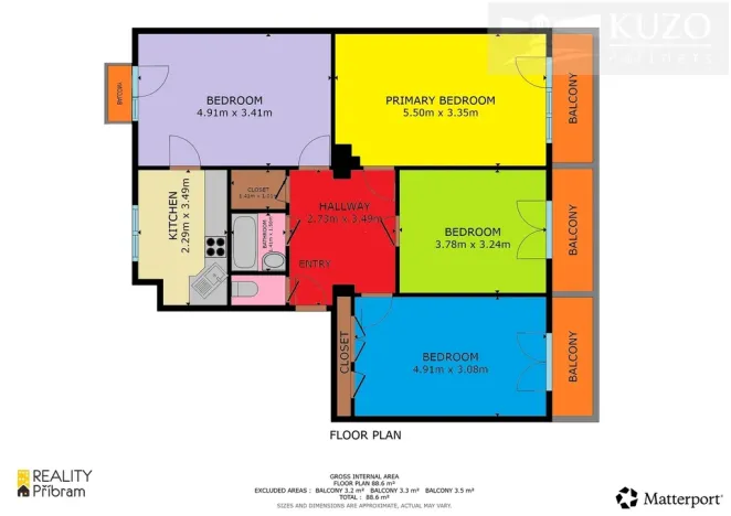 Prodej bytu 4+1, Příbram, Pod Haldou, 85 m2