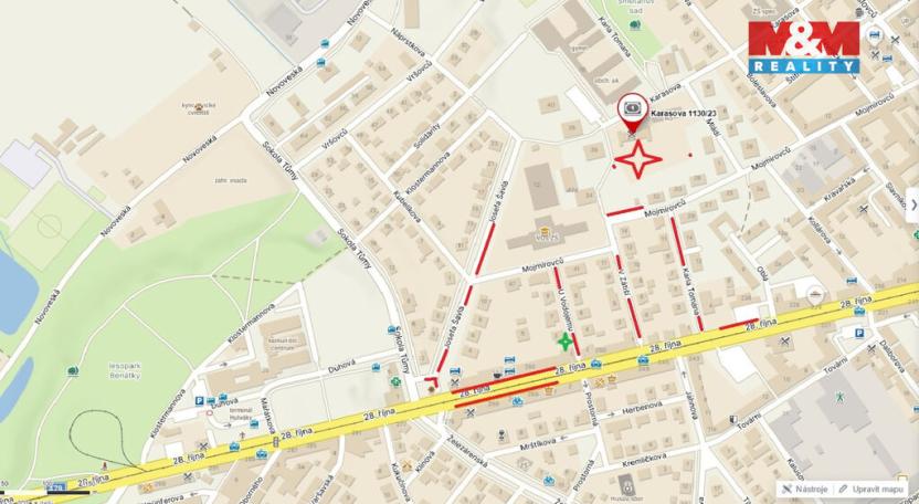 Pronájem obchodního prostoru, Ostrava - Mariánské Hory, 28. října, 40 m2