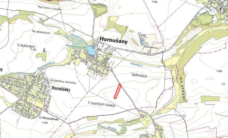 Prodej pole, Horušice, 11309 m2