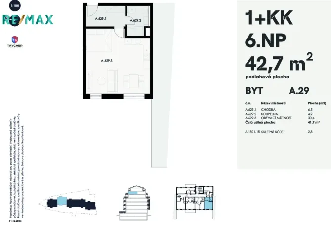 Prodej bytu 1+kk, Karlovy Vary, Šumavská, 42 m2