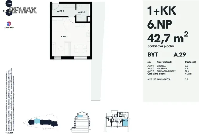 Prodej bytu 1+kk, Karlovy Vary, Šumavská, 42 m2