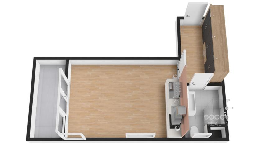 Pronájem bytu 1+kk, Praha - Chodov, Šternovská, 32 m2