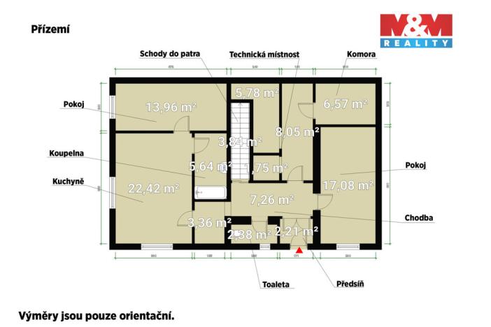 Pronájem rodinného domu, Dlažov, 223 m2