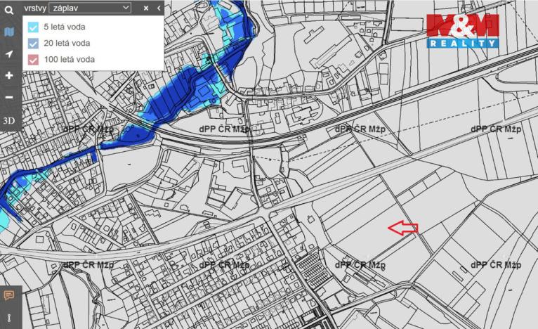 Prodej pole, Úvaly, 18876 m2