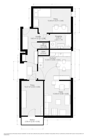 Pronájem bytu 3+1, Újezd u Brna, Rozprýmova, 67 m2
