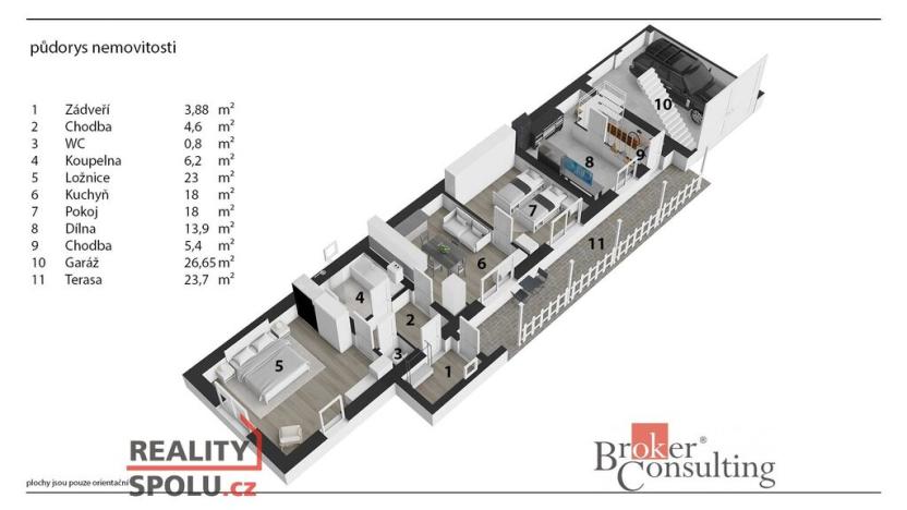 Prodej rodinného domu, Choťánky, 144 m2