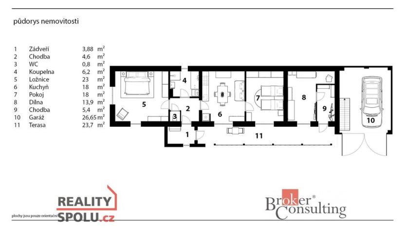Prodej rodinného domu, Choťánky, 144 m2