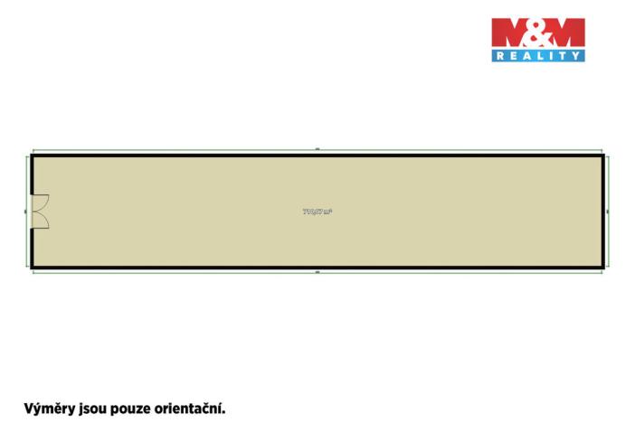 Prodej skladu, Jesenice, 1691 m2