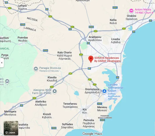 Prodej bytu 2+kk, Larnaka,Kypr, 73 m2