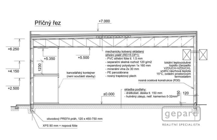 Pronájem výrobních prostor, Klínec, 188 m2