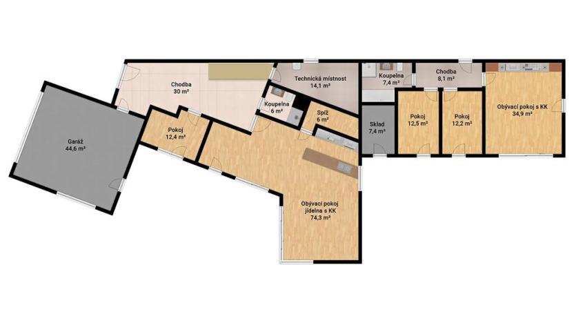 Prodej rodinného domu, Praha - Slivenec, Za farou, 374 m2