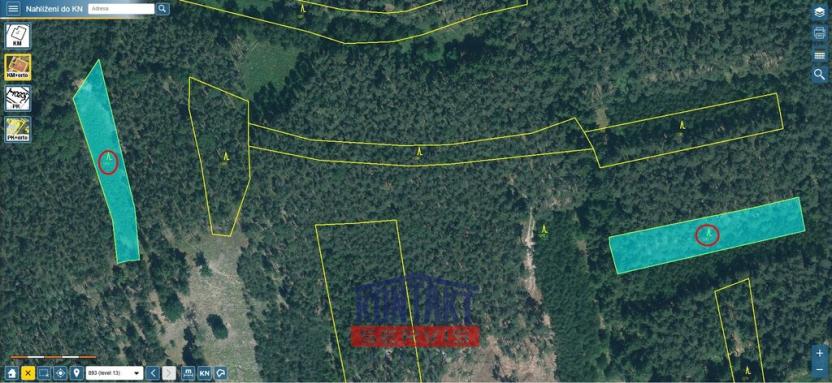 Prodej lesa, Křelovice - Rozněvice, 22768 m2