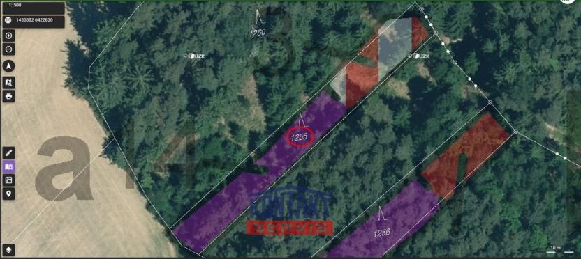 Prodej lesa, Křelovice - Rozněvice, 22768 m2