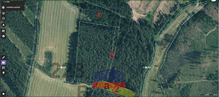 Prodej lesa, Křelovice - Rozněvice, 22768 m2