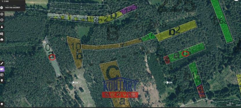 Prodej lesa, Křelovice - Rozněvice, 22768 m2