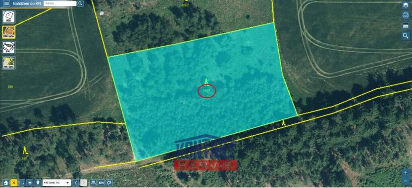 Prodej lesa, Křelovice - Rozněvice, 22768 m2