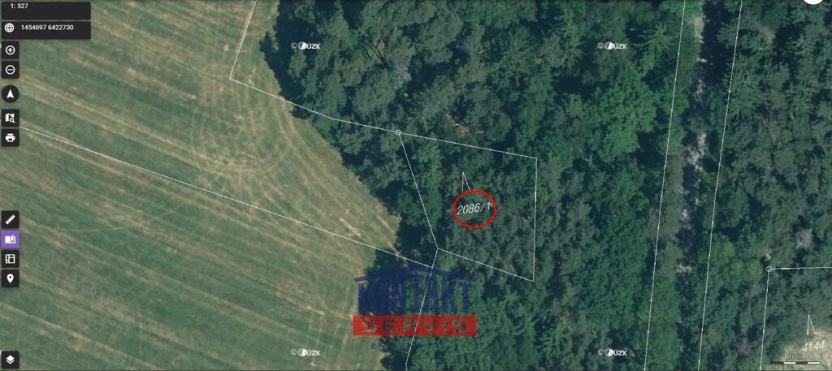 Prodej lesa, Křelovice - Rozněvice, 22768 m2