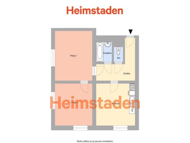 Pronájem bytu 2+1, Ostrava - Poruba, 17. listopadu, 55 m2