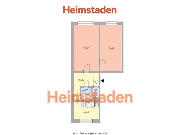 Pronájem bytu 2+1, Paskov, Bělská, 49 m2