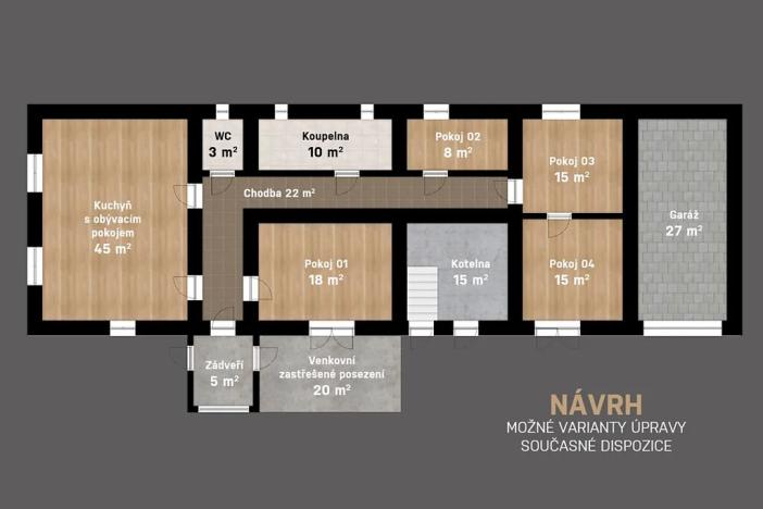 Prodej rodinného domu, Krchleby, 194 m2