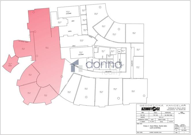 Pronájem kanceláře, Praha, Jiráskovo náměstí, 170 m2