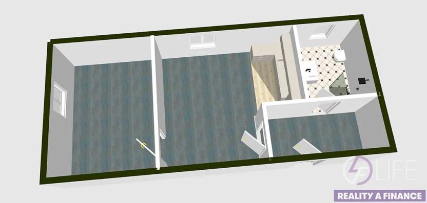 Pronájem bytu 2+kk, Rudník, 40 m2