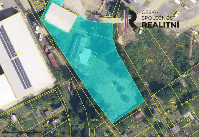 Prodej komerčního pozemku, Šumperk, Uničovská, 1957 m2