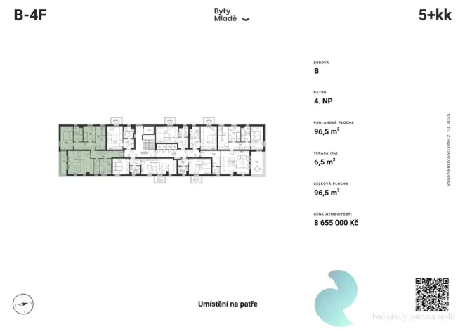 Prodej bytu 5+kk, České Budějovice - České Budějovice 5, 96 m2