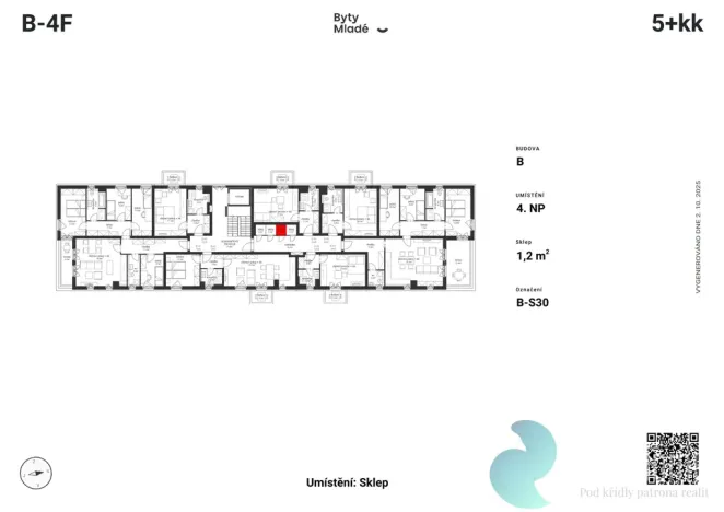 Prodej bytu 5+kk, České Budějovice - České Budějovice 5, 96 m2