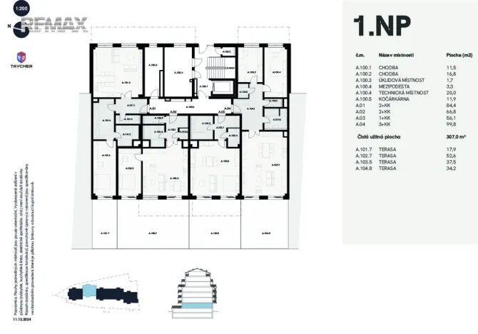 Prodej bytu 2+kk, Karlovy Vary, Šumavská, 69 m2
