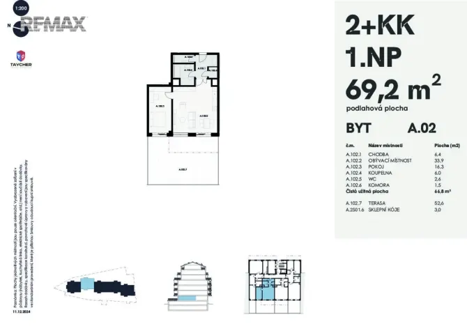 Prodej bytu 2+kk, Karlovy Vary, Šumavská, 69 m2