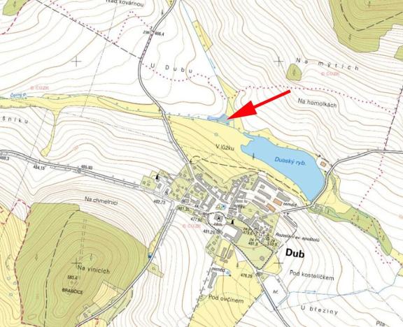 Prodej louky, Dub, 3051 m2