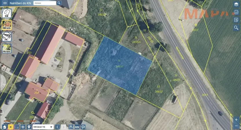 Prodej pozemku pro bydlení, Březno, 1244 m2