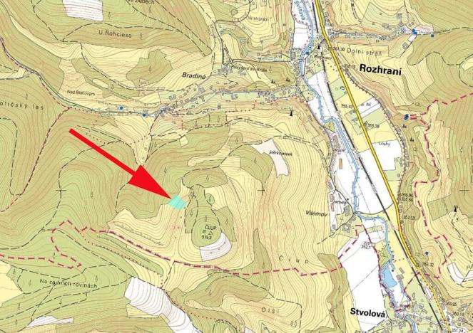 Prodej louky, Rozhraní, 2238 m2