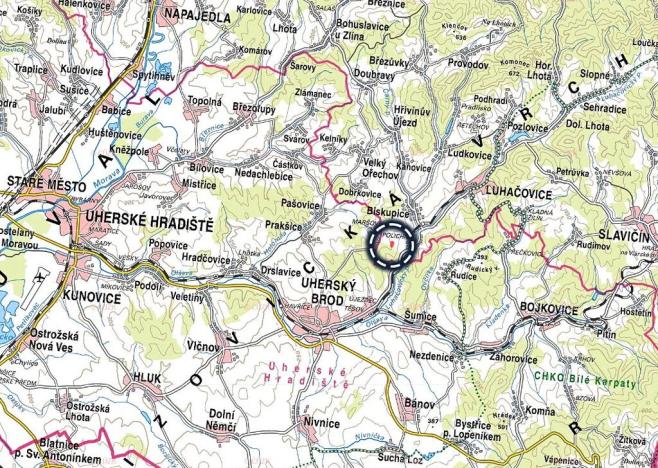 Prodej pole, Luhačovice, 11492 m2