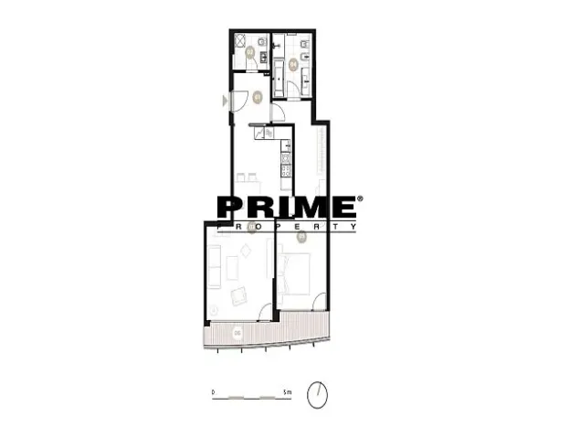 Pronájem bytu 2+kk, Praha - Smíchov, Holečkova, 74 m2