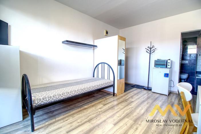 Pronájem bytu 1+kk, Hradec Králové - Nový Hradec Králové, Brožíkova, 22 m2