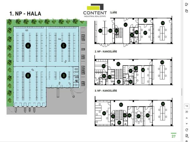 Pronájem výrobních prostor, Zlín, Rybníky V, 3500 m2