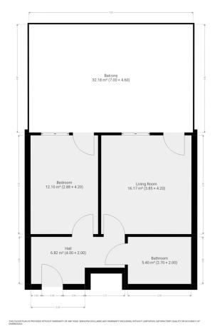 Pronájem bytu 2+kk, Praha - Prosek, Čakovická, 43 m2